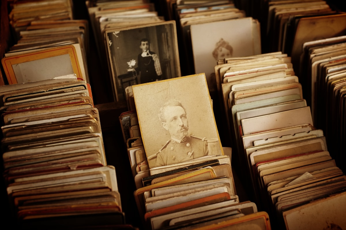 Sammlung historischer Portraitfotografien